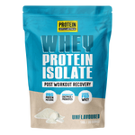 1kg bag of Protein Supplies Australia Unflavoured WPI Whey Protein Isolate on a white background.