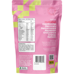 Back of Protein Supplies Australia Restore Strawberry & Lime 240g tub showing ingredients and nutritional information.
