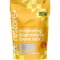 240g tub of Protein Supplies Australia Restore Electrolyte Drink Mix in Tropical Twist flavor on a white background.