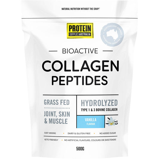 Protein Supplies Australia Collagen Vanilla 500g