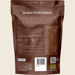 Back of 1kg Protein Supplies Australia Collagen Peptides Chocolate bag showing nutritional facts and ingredients.