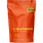 Protein Supplies Australia L-Glutamine Plant Based Pure 200g tub with green and white labels on a white background.