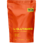 Protein Supplies Australia L-Glutamine Plant Based Pure 200g tub with green and white labels on a white background.