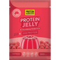 Protein Supplies Australia Raspberry Protein Jelly with Collagen 12x30g box featuring a raspberry illustration.
