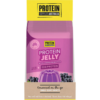 Protein Supplies Australia Protein Jelly with Collagen Grape 30g (Pack of 12)