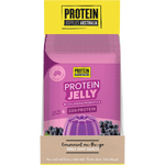 Protein Supplies Australia Grape Protein Jelly 12-pack display box with a single 30g sachet and a bowl of purple jelly.