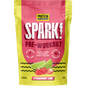 250g pouch of Protein Supplies Australia Spark Pre Workout Strawberry Lime with a red and green label.