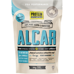 200g tub of Protein Supplies Australia ALCAR Pure Acetyl L-Carnitine powder with a clean white and blue label.