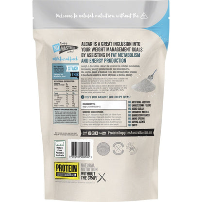 Protein Supplies Australia Alcar Acetyl L-Carnitine Pure 200g