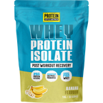 1kg bag of Protein Supplies Australia Whey Protein Isolate in banana flavor with a clean, modern white label.