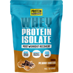 1kg tub of Protein Supplies Australia Choc Peanut Butter WPI with a brown and white label on a white background.