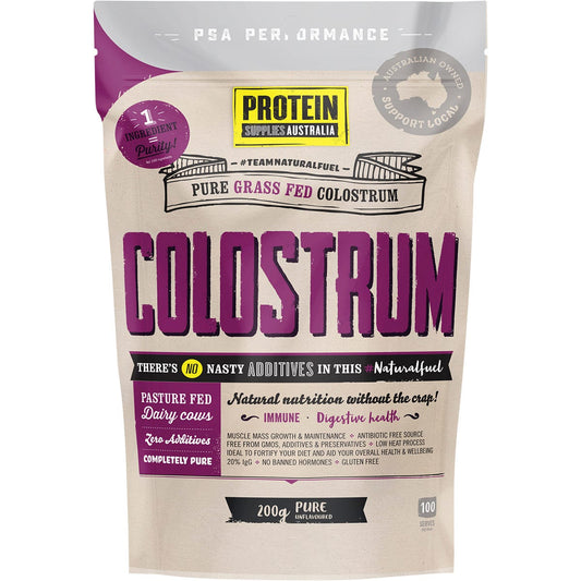 Protein Supplies Australia Colostrum Grass Fed Pure 200g