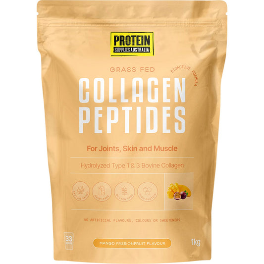 Protein Supplies Australia Collagen Peptides Mango Passionfruit 1kg