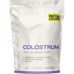 500g bag of Protein Supplies Australia Grass Fed Colostrum Unflavoured, featuring a blue and white label design.