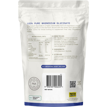 Protein Supplies Australia Magnesium Glycinate 100g