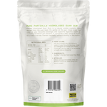 Back of the 150g Protein Supplies Australia PHGG Fibre tub showing directions, ingredients, and nutrition information.