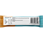 Back of Protein Supplies Australia Choc Peanut Butter bar showing nutrition facts and ingredients on white background.