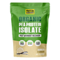 1kg tub of Protein Supplies Australia Pea Protein Isolate Vanilla Bean featuring a clean white and yellow label.