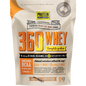 500g pouch of Protein Supplies Australia 360Whey Vanilla Bean, a WPI and WPC protein powder blend.