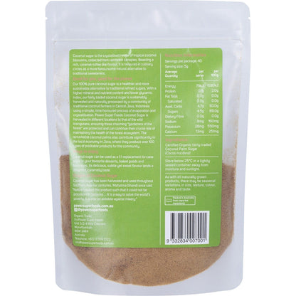 Power Super Foods Coconut Sugar Certified Organic 200g