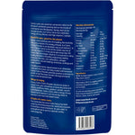 Back of Power Super Foods Camu Camu Powder bag showing nutrition facts, benefits, and suggested use.