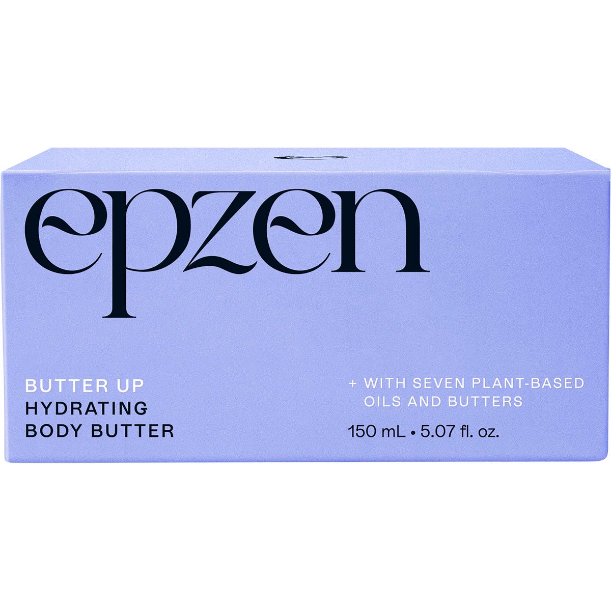 Epzen Body Butter Hydrating 150ml in a purple retail box with botanical illustrations on a white background.