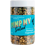 Five 135g bags of Pimp My Salad Seaweed Superfood Sprinkles featuring activated seeds and sea vegetables.