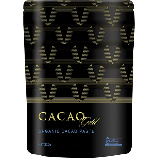 Power Super Foods Cacao Gold Paste Chunks Ceremonial Grade Cert Organic 225g Payless 4 Organics