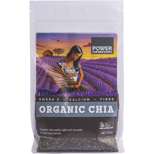 Power Super Foods Chia Seeds Certified Organic 450g Payless 4 Organics