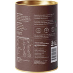 Power Super Foods 250g bag of Dark Drinking Chocolate with cacao and vanilla beans on a white background.