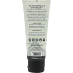 Back of Redmond Earthpaste Spearmint tube with ingredients, benefits, and usage instructions on a white background.