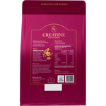 Back of the Ritua Creatine Monohydrate 1kg tub showing nutritional facts, directions, and ingredients on a white label.