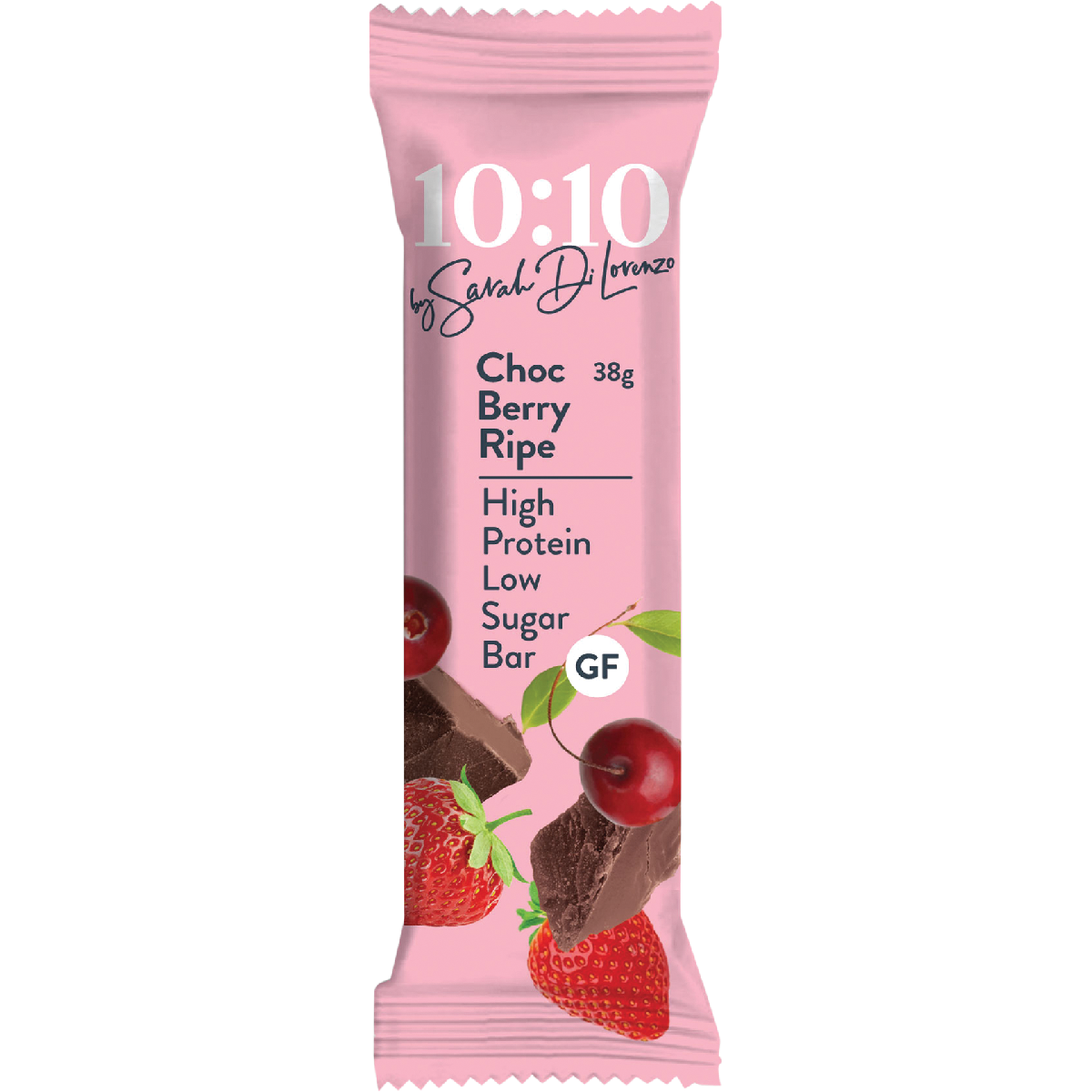 10:10 BY SDL Protein Snack Bar Choc Berry Ripe 38g (Pack of 14)
