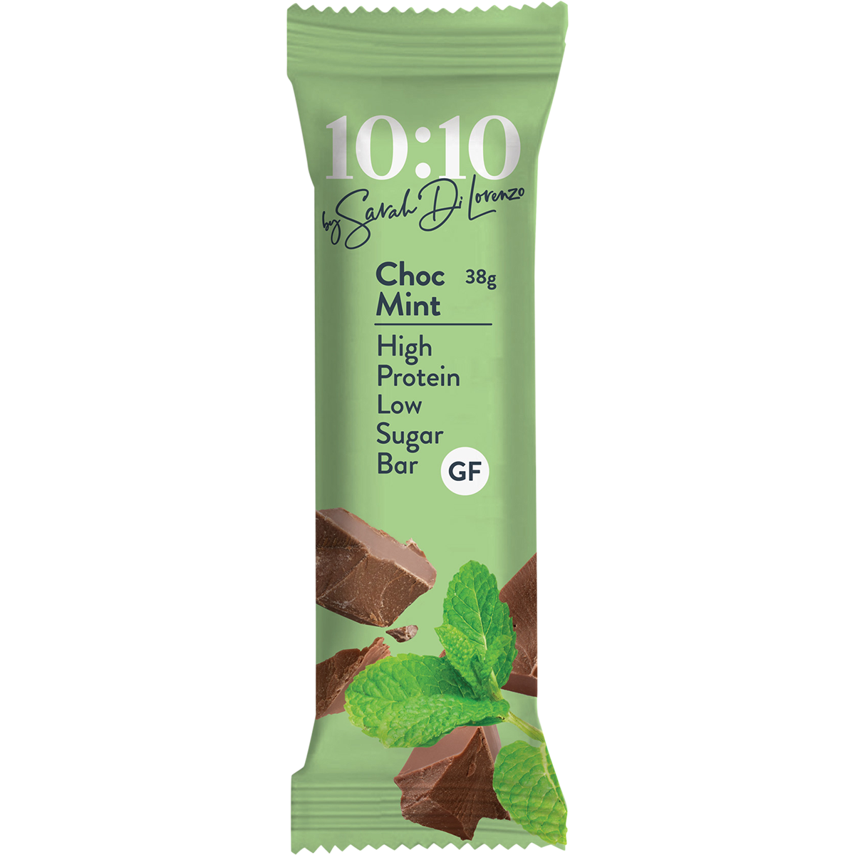 10:10 BY SDL Protein Snack Bar Choc Mint 38g (Pack of 14)