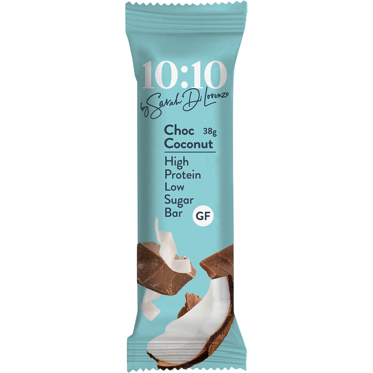 10:10 BY SDL Protein Snack Bar Choc Coconut 38g (Pack of 14)