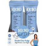 10:10 BY SDL Protein Snack Bar Double Choc Fudge 38g (Pack of 14)