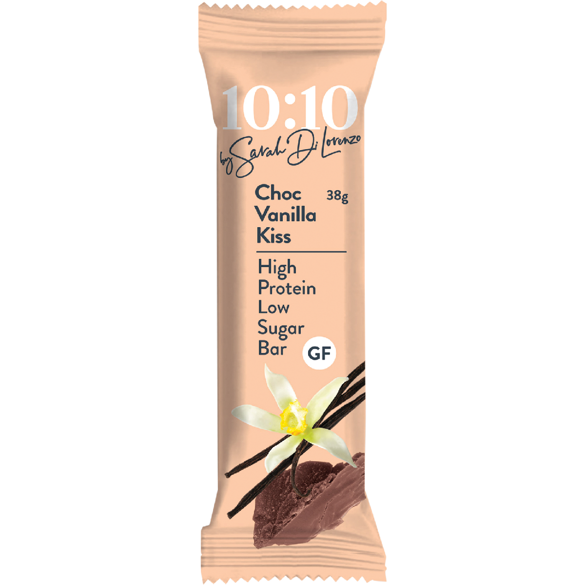10:10 BY SDL Protein Snack Bar Choc Vanilla Kiss 38g (Pack of 14)