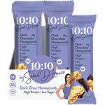 10:10 BY SDL Protein Snack Bar Dark Choc Honeycomb 38g (Pack of 14)