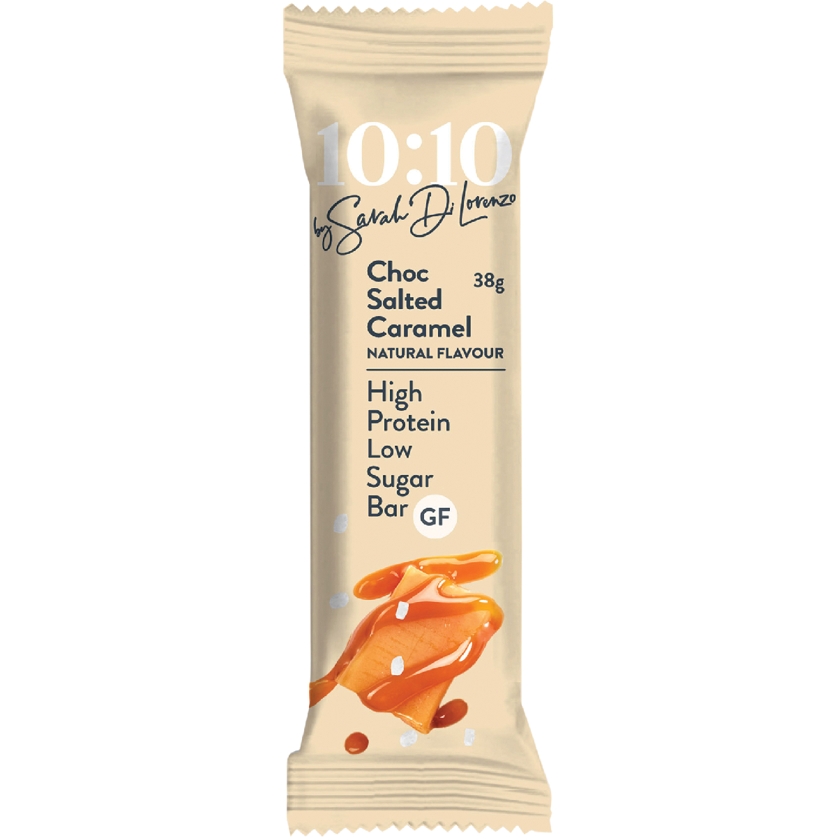 10:10 BY SDL Protein Snack Bar Choc Salted Caramel 38g (Pack of 14)