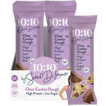 10:10 BY SDL Protein Snack Bar Choc Cookie Dough 38g (Pack of 14)
