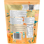 Back of a Sourdough Mumma 20g gluten-free sourdough starter packet showing ingredients and nutritional information.