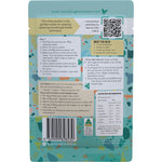 Back of a 20g Sourdough Mumma Traditional Sourdough Starter pouch with instructions and a QR code on a white background.