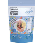 500g bag of Sourdough Mumma Khorasan Sourdough Bread Mix Traditional on a white background.