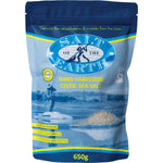 650g bag of Salt of the Earth Coarse Celtic Sea Salt featuring moist, sun-dried crystals from France.