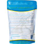 Back of Salt of the Earth 650g Fine Celtic Sea Salt bag showing nutritional information and product details.