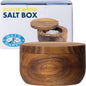 SALT OF THE EARTH Acacia Wood Salt Box