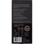 Back of Sacred Earth Medicine Ceremonial Cacao 200g packaging showing nutritional facts and botanical illustrations.