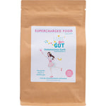250g bag of Supercharged Food Love Your Gut Powder, a naturopathic-grade diatomaceous earth for digestive health.