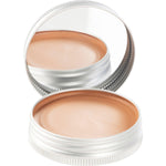 Open 45g tin of Surfmud Natural Zinc Tinted Covering Cream showing the smooth, tan-colored mineral paste.