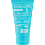 Back of a 50g tube of Surfmud Surfbaby Sensitive SPF 30 sunscreen with product information and directions.